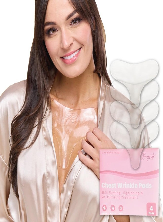 Bayside Chest Wrinkle Patches Reusable | Anti-Aging Patches for Fine Lines | Long-Lasting Wrinkle Pads for a Youthful Appearance | Skin-Safe Chest Care Solution | Includes 4 Durable Pads for a Smooth Look 4ct - Image 1
